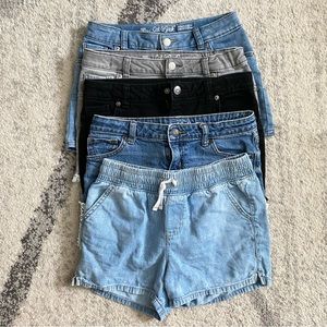 Girls Cat & Jack Denim Short Bundle
